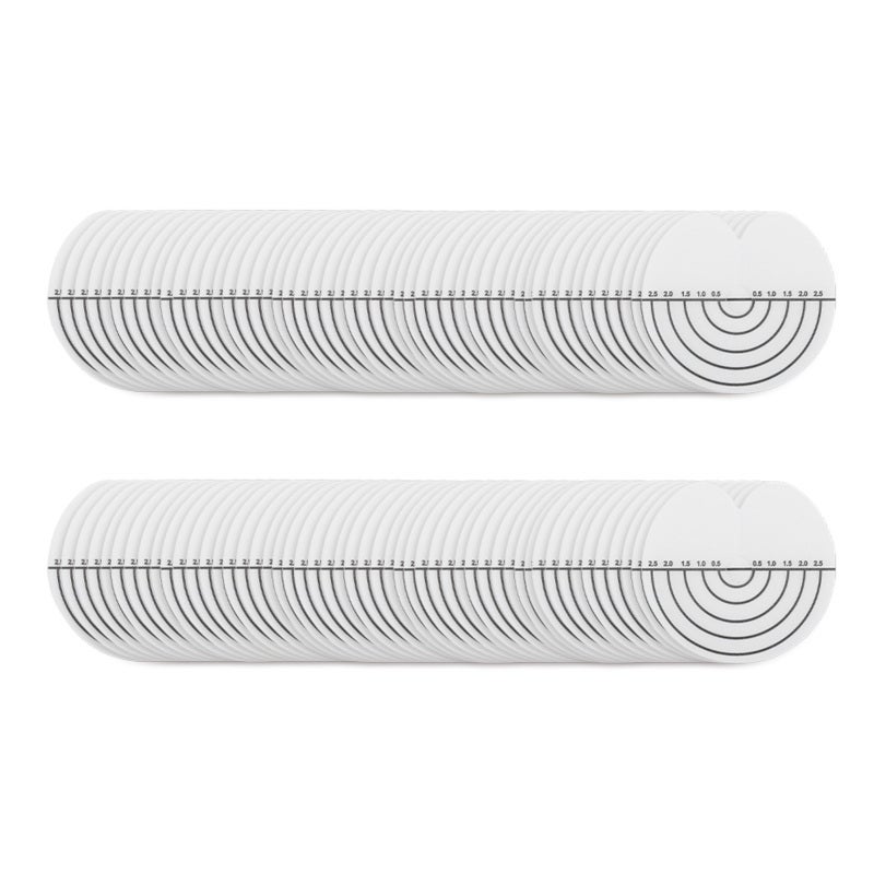 Heat Shield Guards 100Pcs Clear PVC Single Hole - Heat Resistant Hair Extension Insulator for Professional Hair Salons Daily Process - Image 1