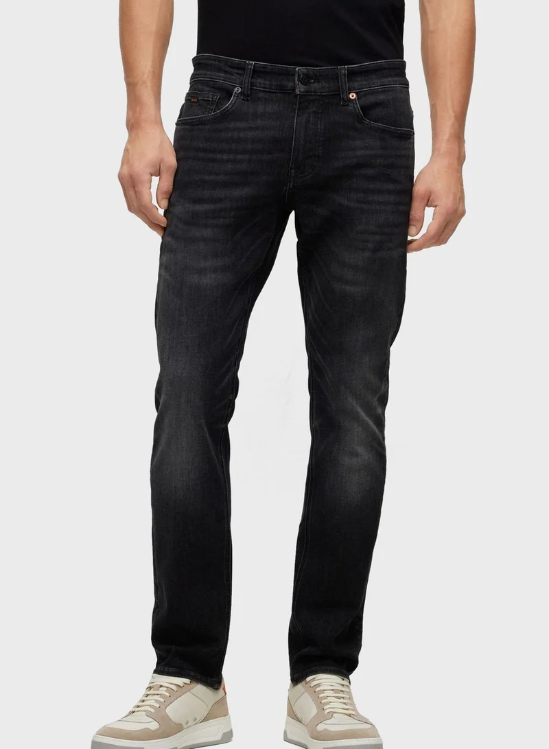 HUGO Mid Wash Slim Fit Jeans