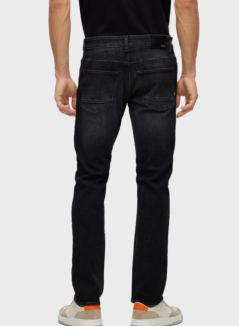 HUGO Mid Wash Slim Fit Jeans
