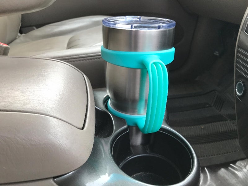 STRATA CUPS 30oz Tumbler Handle (Teal) Available For 30oz YETI Tumbler  OZARK TRAIL Tumbler  Rambler Tumbler - BPA FREE - Image 5