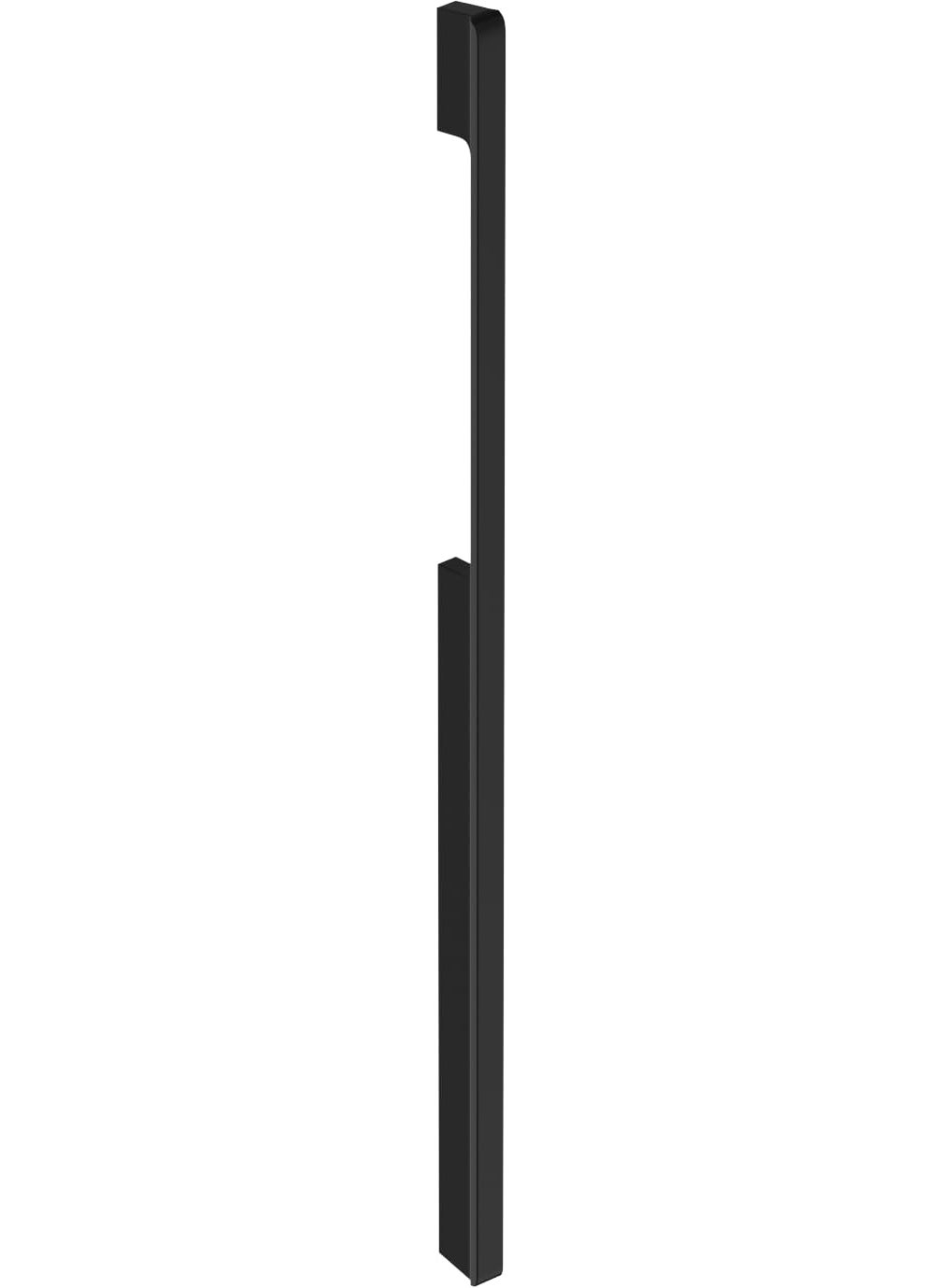 LAPO LAPO 4 Pack Wardrobe Handle 24 inch Pull Handles Long Wardrobe Handle with Comfy Grip Aluminum Handle for Kitchen Bedroom Office Cabinet Wardrobe with Screws Black 600mm 24 inch MFB  - Image 3