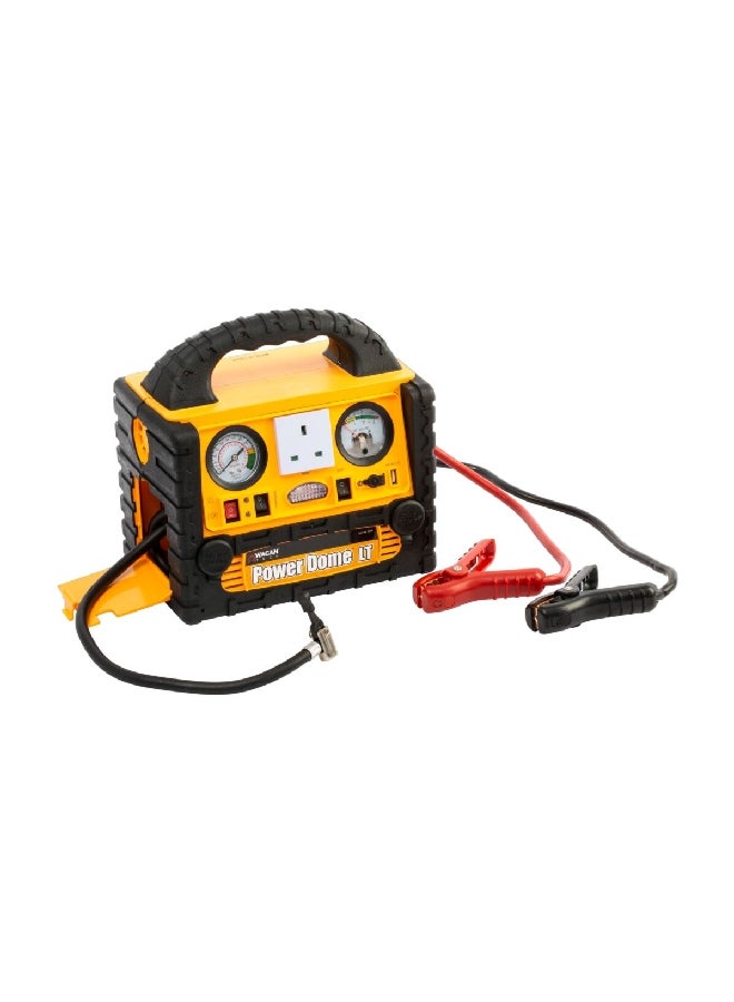 WAGAN 200W 260PSI Power Dome LT Jump Starter with Indicator Lights Yellow and Black 10 x 6.5 x 9.5 Inch 2464 - Image 1
