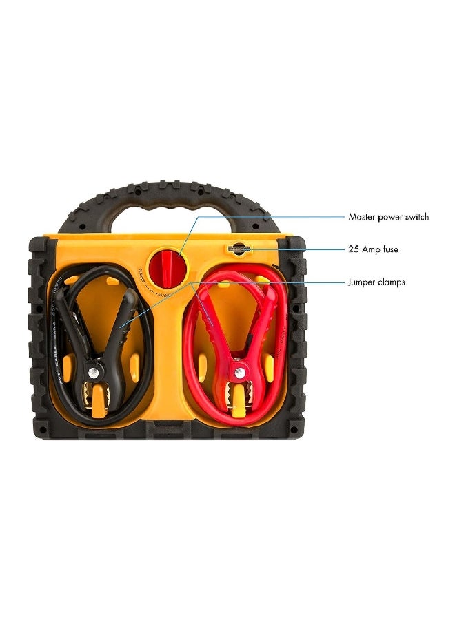 WAGAN 200W 260PSI Power Dome LT Jump Starter with Indicator Lights Yellow and Black 10 x 6.5 x 9.5 Inch 2464 - Image 2