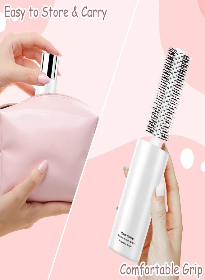 CANIPHA Round Brush for Blow Drying, Mini Hair Brush Curly Hair, Travel Size, White, Unisex - Image 5