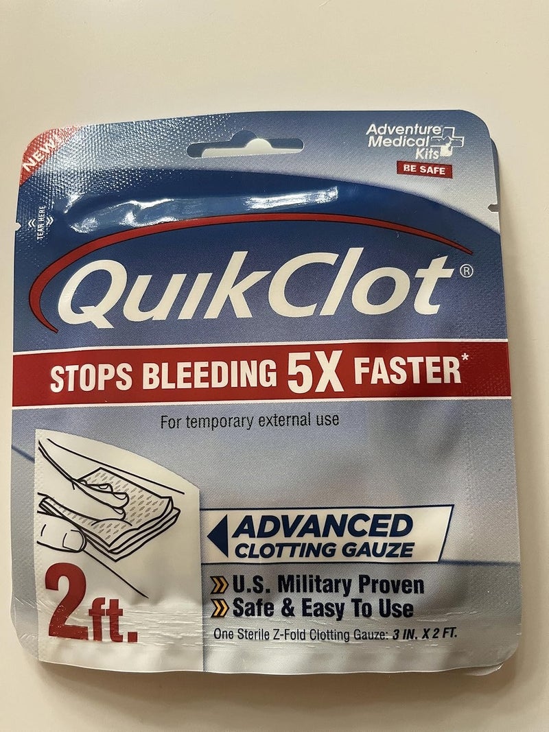 MobileAid BleedStop Double 100 Bleeding Control Gunshot Wound Trauma First Aid Kit Treats 2 Bleeding Wounds - Image 2