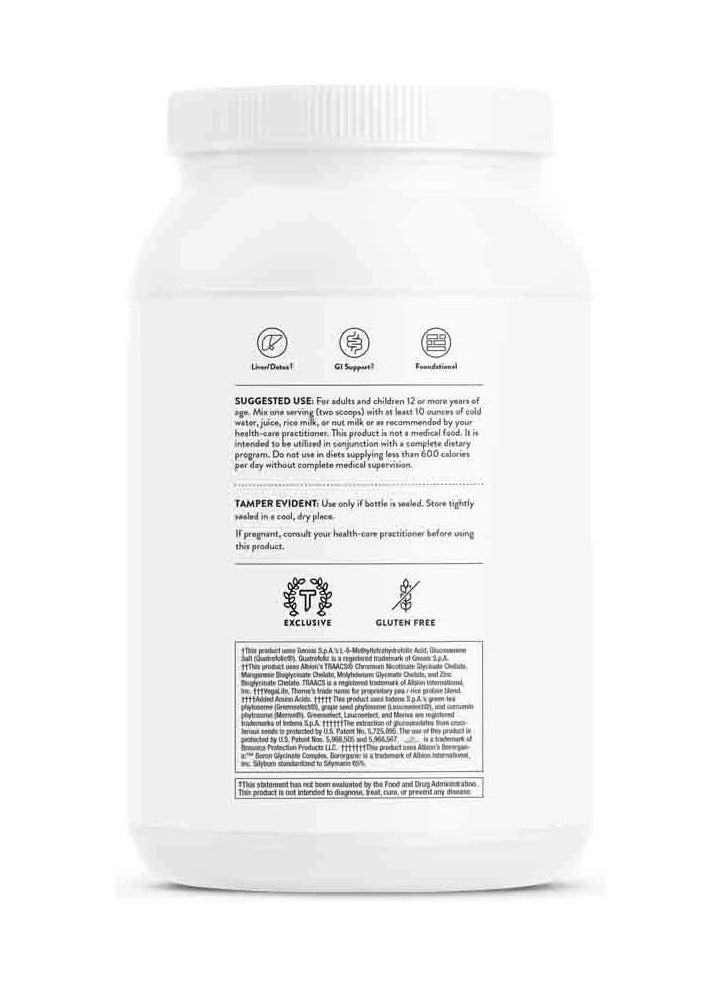Thorne - Thorne MediClear - SGS - Vanilla Flavored - Dietary Supplement - 34.4 Oz (2.15 lb) 978 g - Image 1