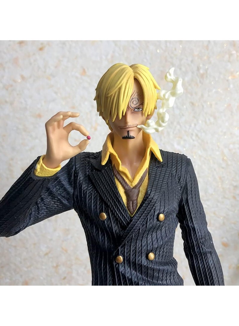 general Black Footed Sanji Vinsmoke Sanji Black Suit and Diable Jumble Luminous One Piece Figure GK Anime Model Surrounding Model Figure - Image 5