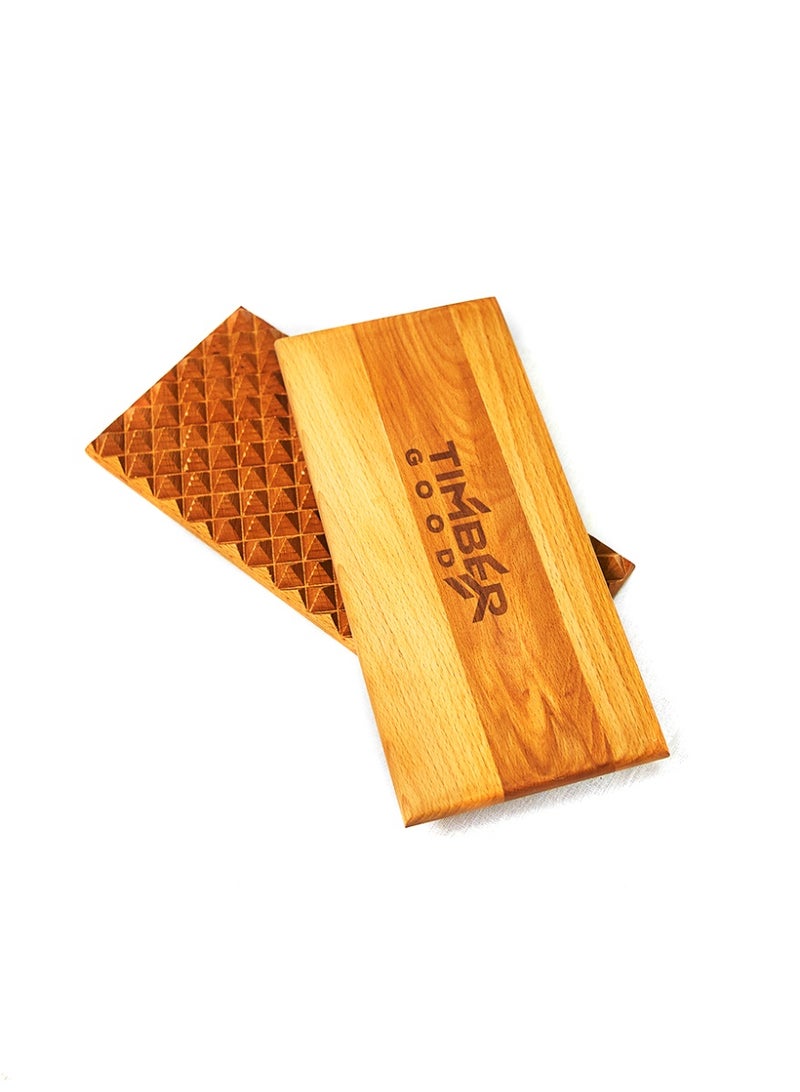 Timbergood Sadhu Board for Advanced Users with 13 mm Wooden Nails (0.5'') - Acupressure Foot Massager for Yoga and Meditation, 100% Solid Beech Wood, Enhances Relaxation and Well-Being. Perfect for Home Use! - Image 2