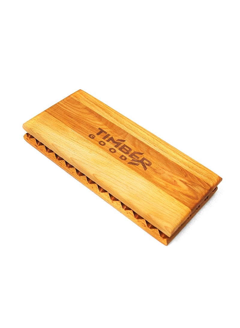 Timbergood Sadhu Board for Advanced Users with 13 mm Wooden Nails (0.5'') - Acupressure Foot Massager for Yoga and Meditation, 100% Solid Beech Wood, Enhances Relaxation and Well-Being. Perfect for Home Use! - Image 3