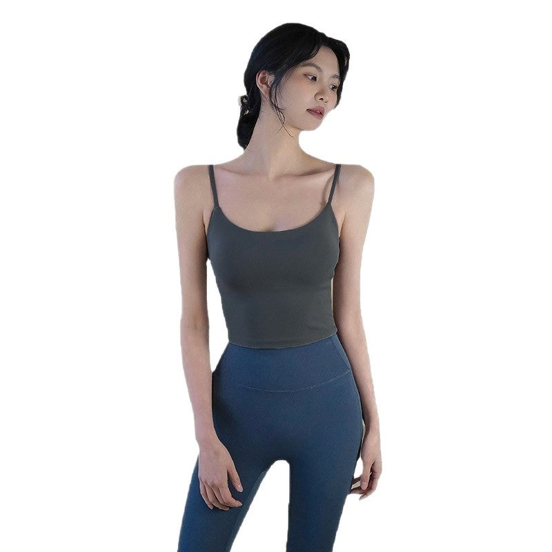 Women's Yoga Set with Built-in Bra and Long Pants - Image 5