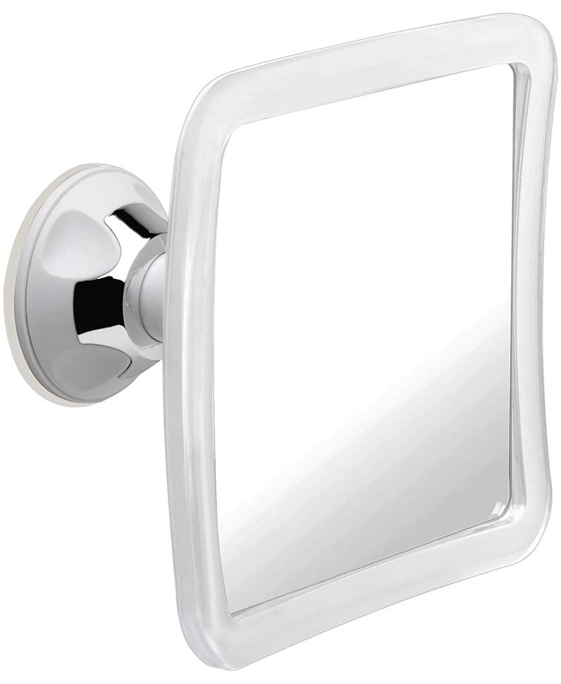MIRRORVANA Fogless Shower Mirror for Shaving with Upgraded Suction Anti Fog Shatterproof Surface and 360 Swivel  63 x 63