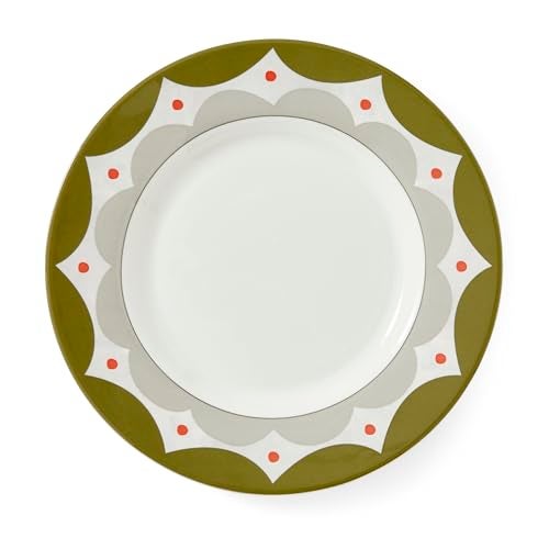 Spode Spode Kit Kemp 8.75" Geo Salad Plate | Geometric Abstract Design | Porcelain | Dishwasher and Microwave Safe | Ideal  - Image 2