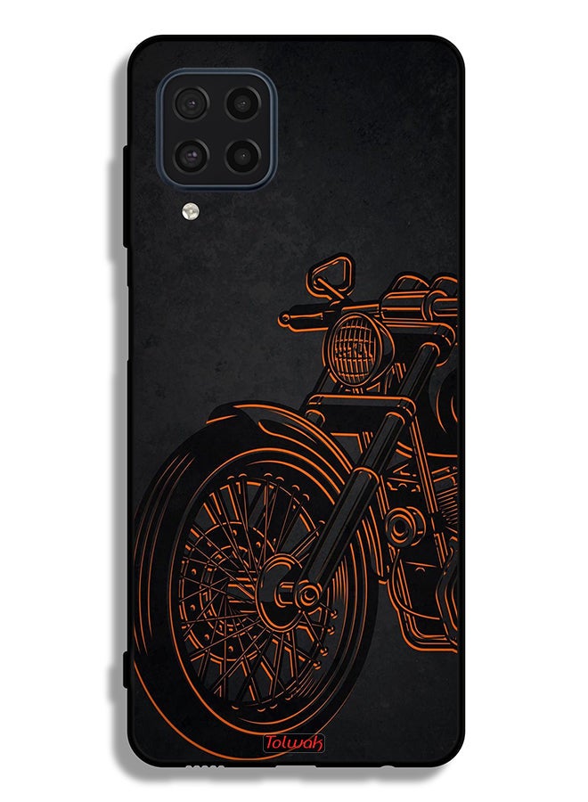 Tolwak Samsung Galaxy M32 4G Protective Case Cover Vintage Bike - Image 2
