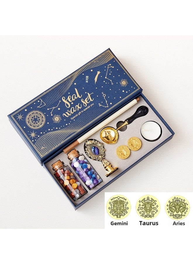 BLOT Fire Paint Seal Full Set Of Source Manufacturers Envelope Sealing Wax Creative Star Fire Paint Wax Grain Set - Image 1