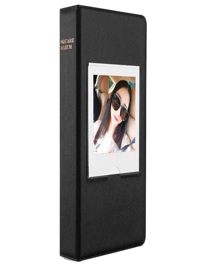 Stela In-Stax Square Film Photo Album for SQ1 SQ6 SQ10 SQ20 SP-3 Square Instant Film Camera 64 Pockets Black - Image 2