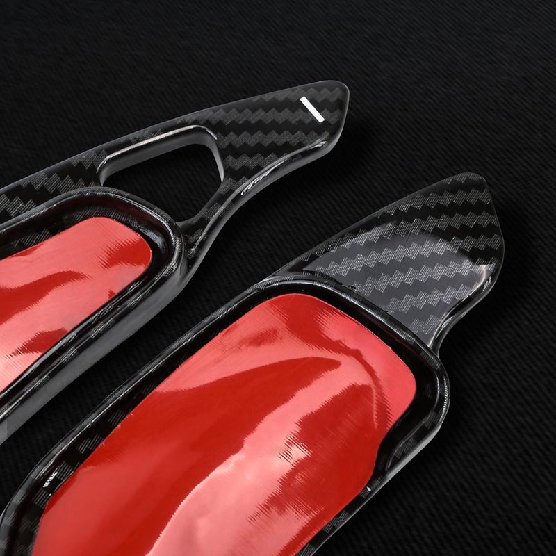 BuleVina Paddle Shifter Carbon Fiber Steering Wheel Shift Paddle Shifters for 2006-2012 Lexus IS - Image 3