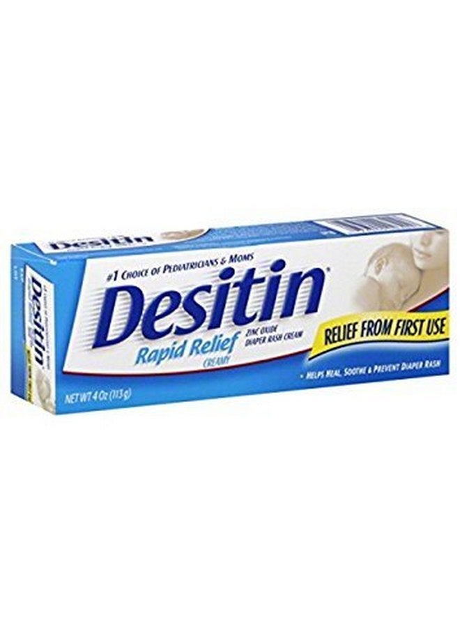 ديسيتين كريم DESITIN Rapid Relief Zinc Oxide لعلاج طفح الحفاضات 4 أونصة (عبوة من 9 قطع) - Image 2