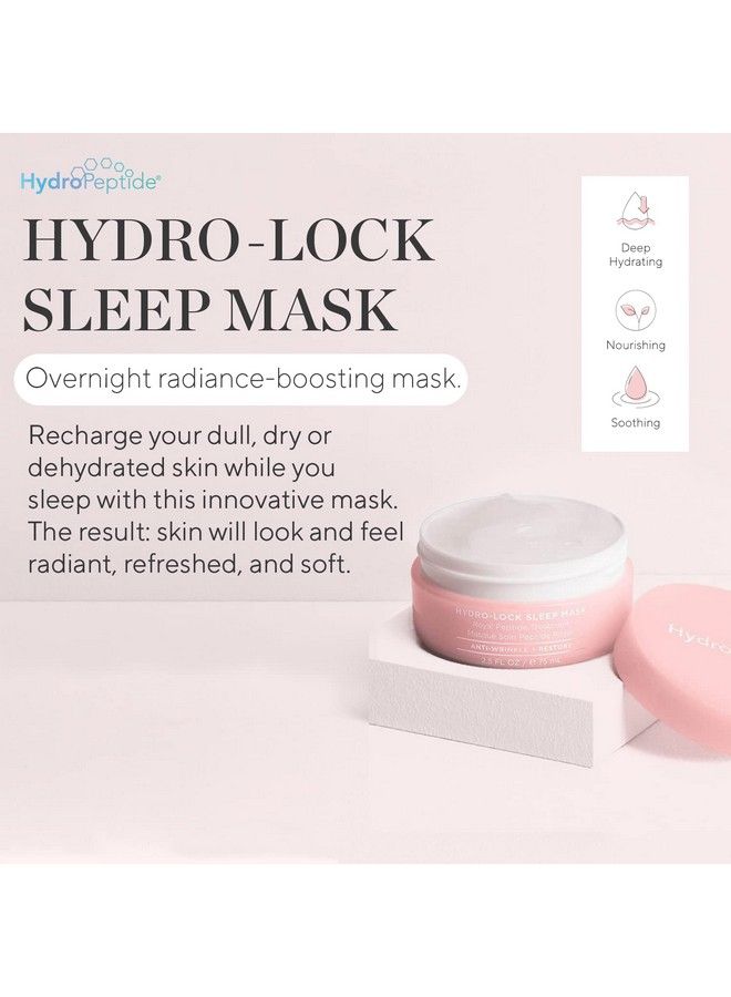 HydroPeptide Hydrolock Sleep Mask Royal Peptide Treatment Hydrates And Brightens Skin 25 Ounce - Image 3