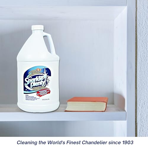 Goodscious Sparkle Plenty Chandelier Cleaner Drip Dry Spray No Wipe -Dust Remover & Streak Free Glass Cleaner Spray for Chandelier Crystals &Window Screen Surface -Versatile Household Cleaning Supplies(1 Gallon) - Image 4