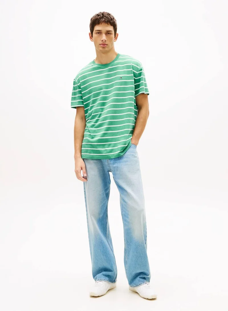 Tommy Jeans Tommy Flag Stripe Jersey T-Shirt