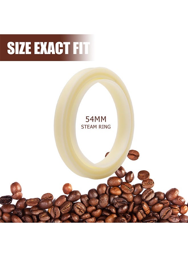 Peachjoy 2PCS 54mm Silicone Steam Ring for Breville Espresso Machine 878/870/860/880/810/840/450/500 and for Sage 880/878/875/870/810/500 Grouphead Gasket Replacement Part  - Image 2