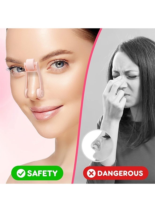 HY Nose Shaping Clips, Roller Nose Shaper, Clip Nose 3D Contours Nose Slimmer Clip, Pain-Free Safety Nose Up Lift Device - Image 4