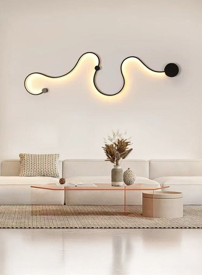 BUY4LESS -  Modern Lighting, Wall Light, Black Color, Length:120 cm, Suitable for living room, dining room, bedroom, bathroom - Image 1