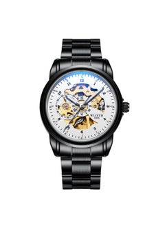 Generic Walis Mechanical Men's Watch Genuine Leather Men's Watch Waterproof Watch Male Student's Watch Luminous Mechanical Watch 