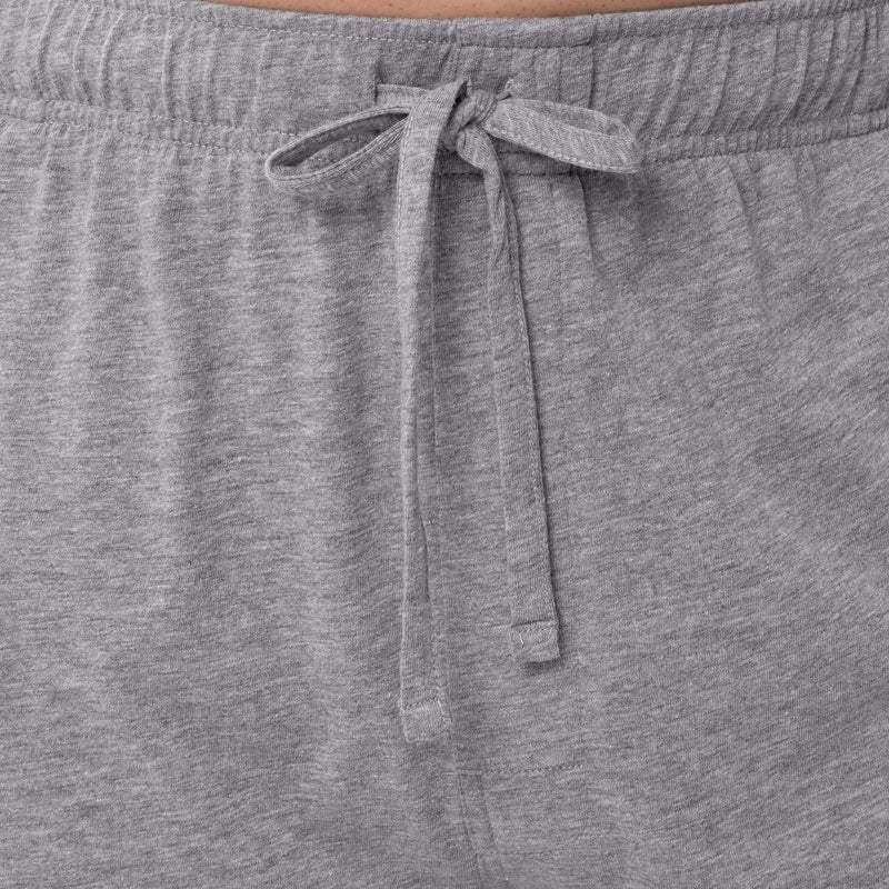 IZOD بنطال نوم قميص جيرسي للرجال من IZOD، رمادي هيثر، كبير جداً - Image 3