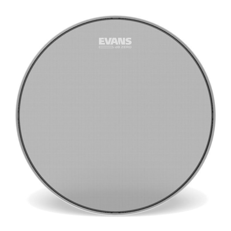 Evans dB Zero Drum Heads Featuring Single Ply ShockWeave Mesh Low Volume Drumhead Bass 24 Inch