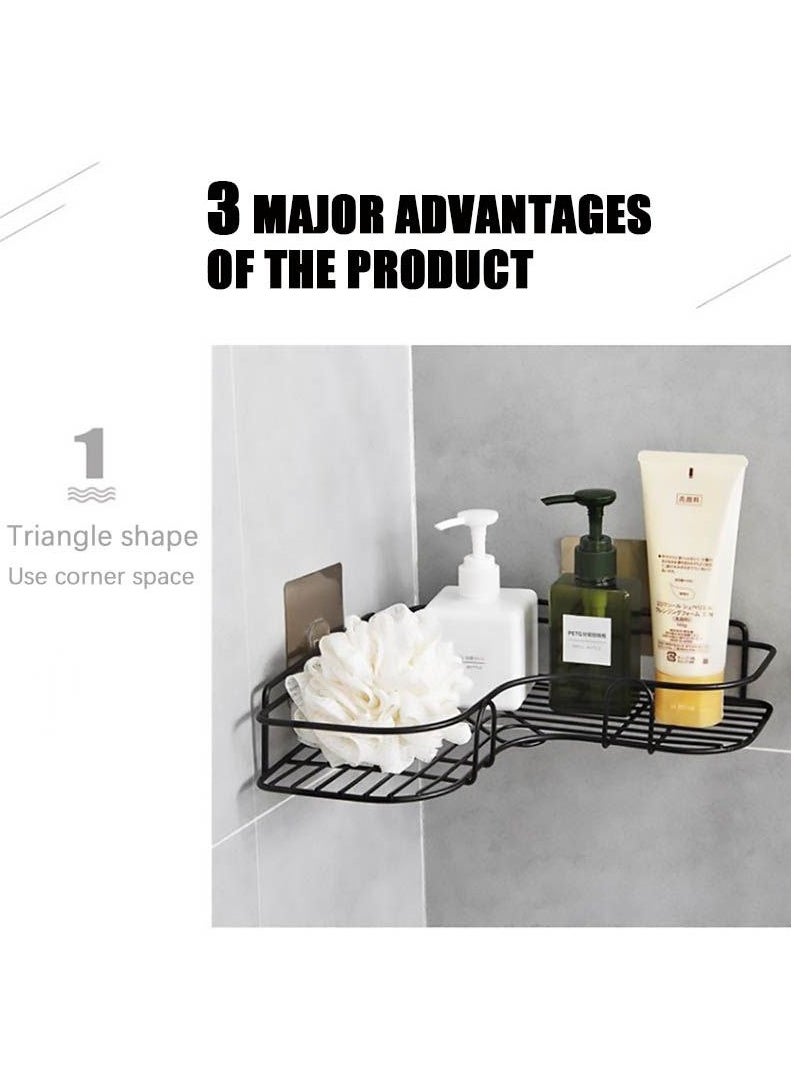 Shampoo organizer corner and amazing bathroom shelf
