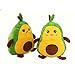 OUKEYI Avocado Plushie Toy Figure Stuffed Toy DoubleSided Mood Plushie Yellow and Green - Image 2
