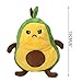 OUKEYI Avocado Plushie Toy Figure Stuffed Toy DoubleSided Mood Plushie Yellow and Green - Image 4