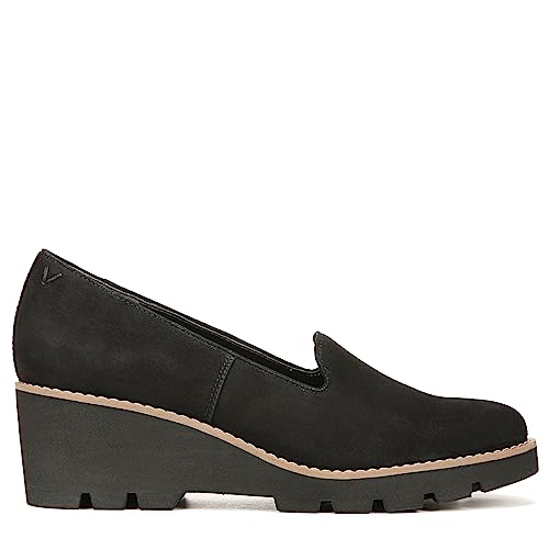 Vionic Women's Slip on Loafers - Willa Wedge Supportive Walking Shoes, Black, 6 US - Image 3
