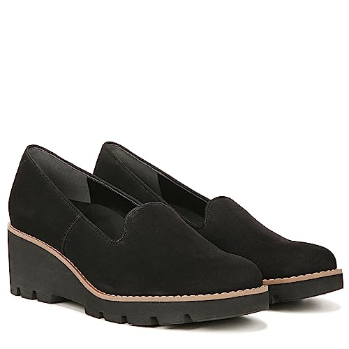Vionic Women's Slip on Loafers - Willa Wedge Supportive Walking Shoes, Black, 6 US - Image 4