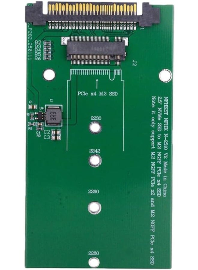 SFF-8639 NVMe U.2 to NGFF M.2 M-Key PCIe SSD Adapter - High-Speed Mainboard Storage Upgrade - Image 1