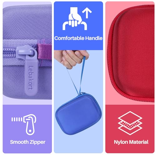 Lebakort Storage Case Compatible with KODAK PIXPRO Friendly Zoom FZ45 FZ55 16MP Digital Camera (Blue Case) - Image 5