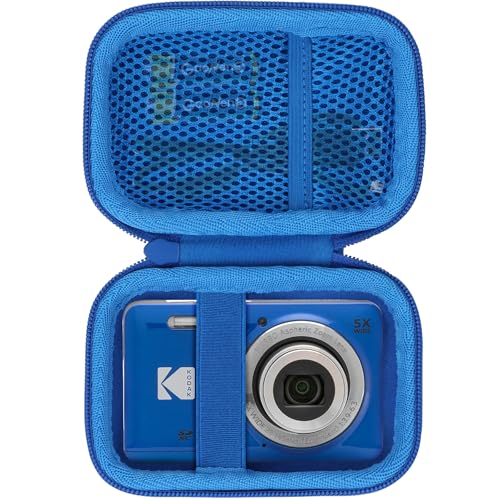 Lebakort Storage Case Compatible with KODAK PIXPRO Friendly Zoom FZ45 FZ55 16MP Digital Camera (Blue Case) - Image 1