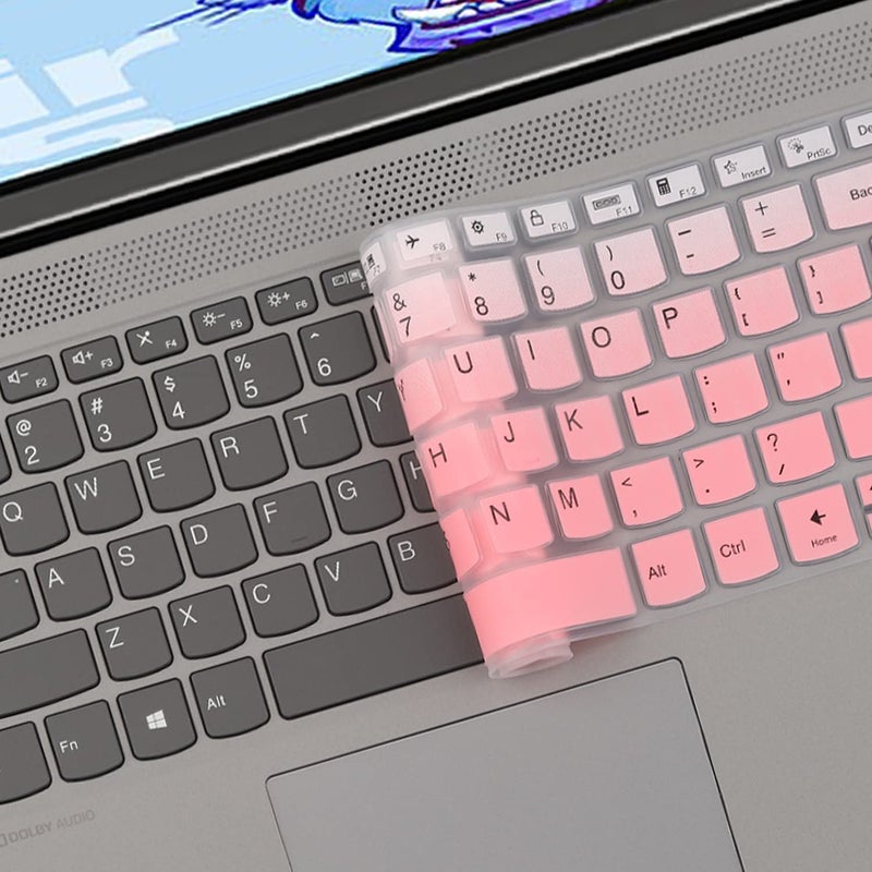 MUBUY-GOL Keyboard Cover for Lenovo Ideapad Flex 5 5i 15.6" 16", IdeaPad Slim 5 5i/Slim 3 3i 15.6" 16", Ideapad Flex 5 5i 15.6" 16", Lenovo Yoga 7 7i 15.6 16, Yoga Slim 7 15.6, Ideapad 3/Ideapad 5 15.6 17.3 - Image 5