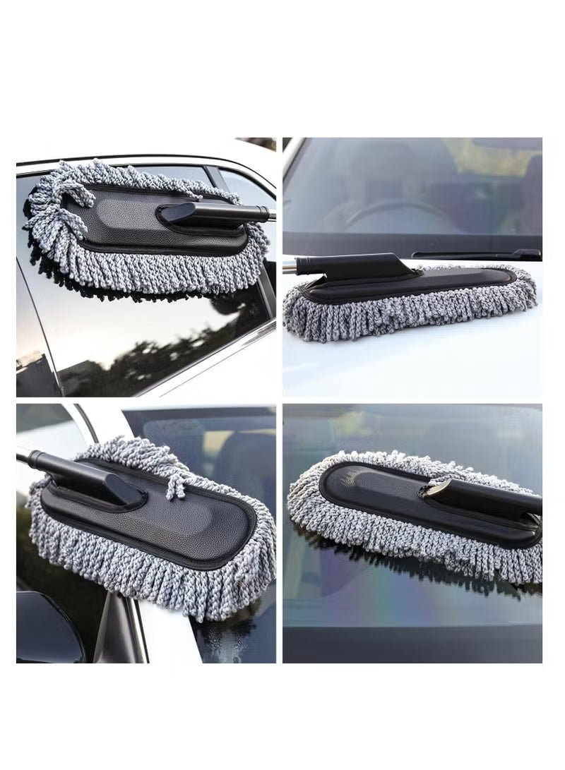 Soft Microfiber Duster Telescoping Car Window Clean- Multicolour - Image 3