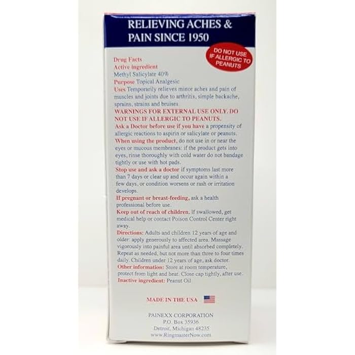 Ringmaster Rubbing Oil Pain Relief Since 1950 Made in USA for Arthritis, Rheumatism, Muscular Joint Soreness (1 oz) - Image 4