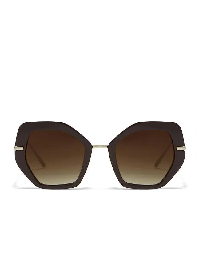 30Sundays Shook,Women Sunglasses, Cat Eye Sunglasses, UV Protection: UV400 (Brown,Brown)