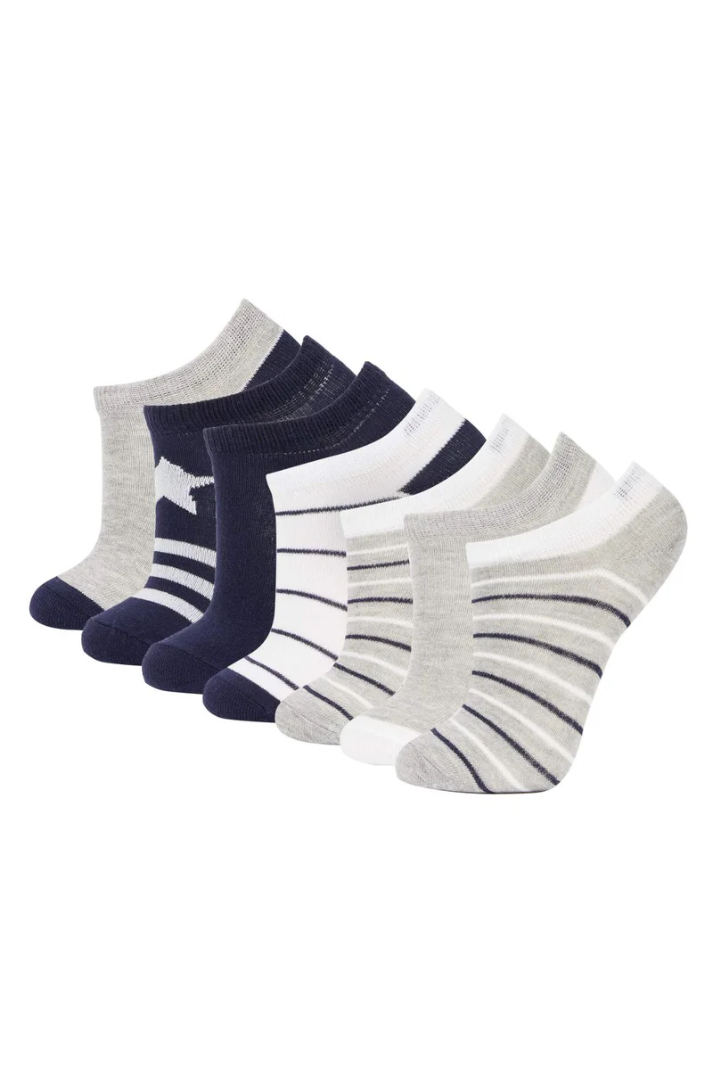 ديفاكتو Boy 7 Pack Cotton Booties Socks