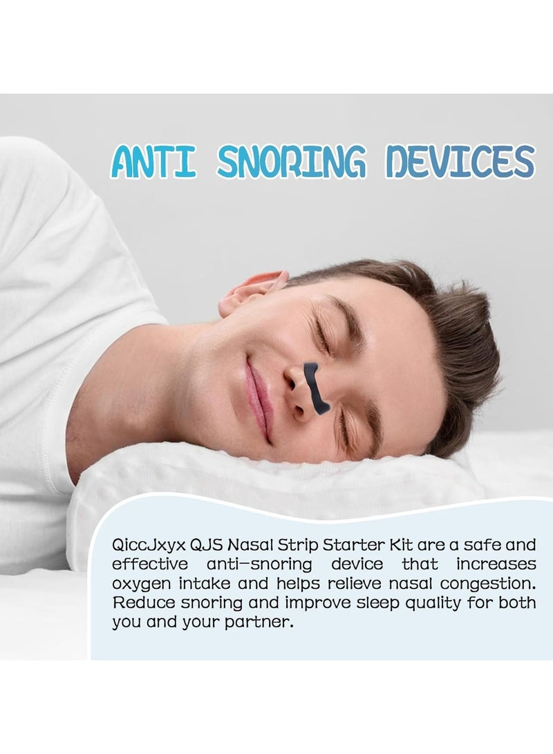 Breathing Nasal Strips Set for Sleep and Sport (Starter Kit)- Magnetic Relief Breathing Nasal Strip Kit - Boost Oxygen Intake, Reduce Snoring, Improve Sleep Quality - Image 3