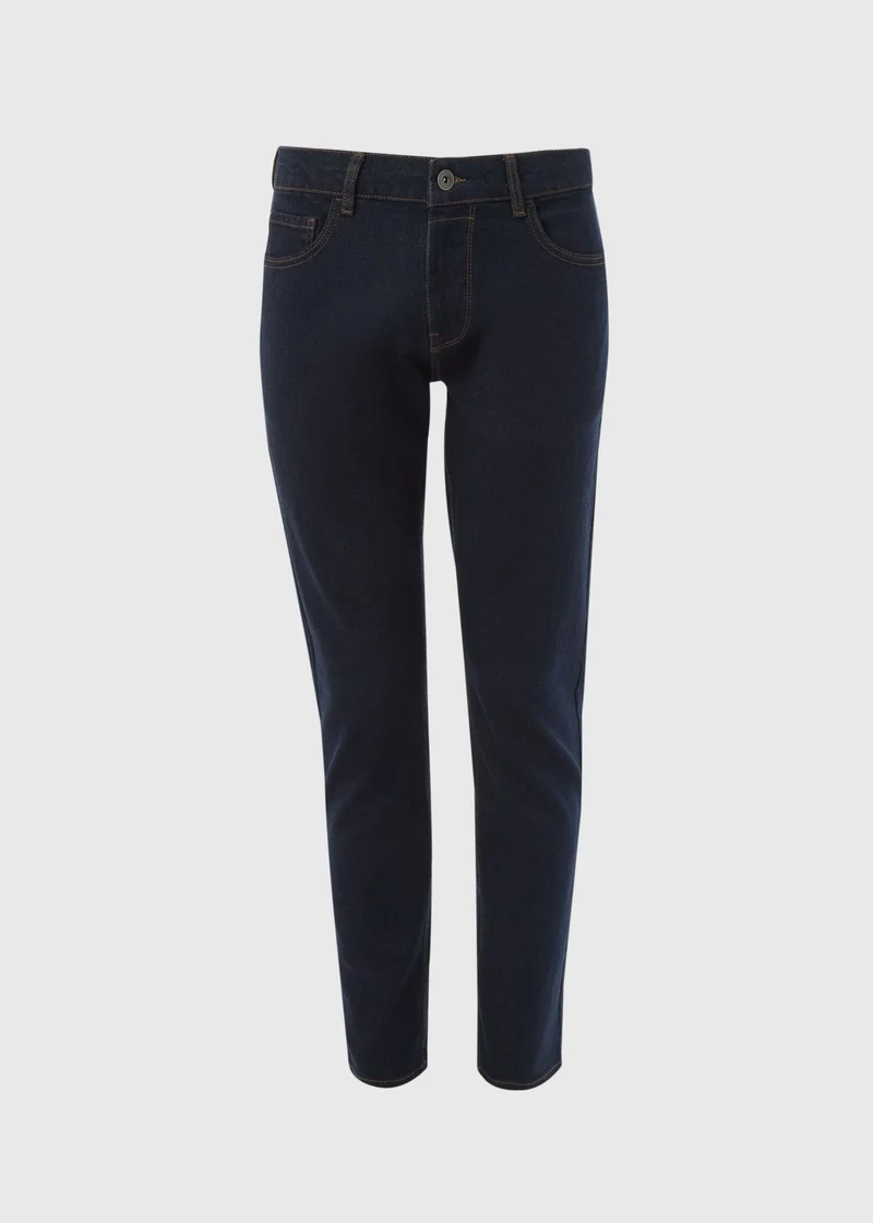 Matalan Dark Denim Slim Fit Jeans Regular
