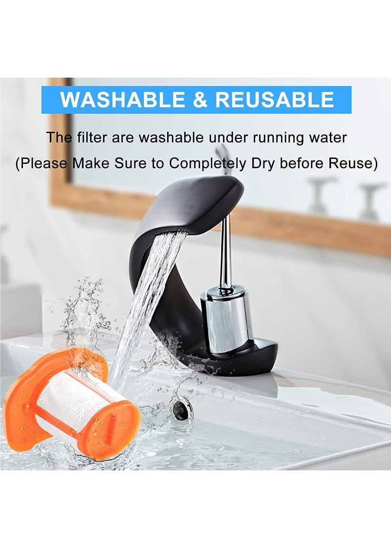 SYOSI - HHVKF10 Dust-buster Filter Replacement Compatible with Black and Decker Hand Vacuum HHVK HHVK320J HHVK320J10 HHVK320JZ01 HHVK515J HHVK515JP HHVK515JP07 HHVK515J00FF HHVK415B01,Washable HHVKF10 Filter - Image 1