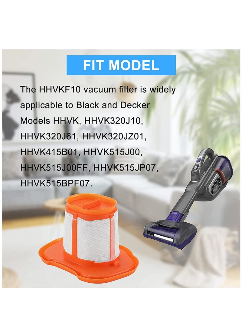 SYOSI - HHVKF10 Dust-buster Filter Replacement Compatible with Black and Decker Hand Vacuum HHVK HHVK320J HHVK320J10 HHVK320JZ01 HHVK515J HHVK515JP HHVK515JP07 HHVK515J00FF HHVK415B01,Washable HHVKF10 Filter - Image 1