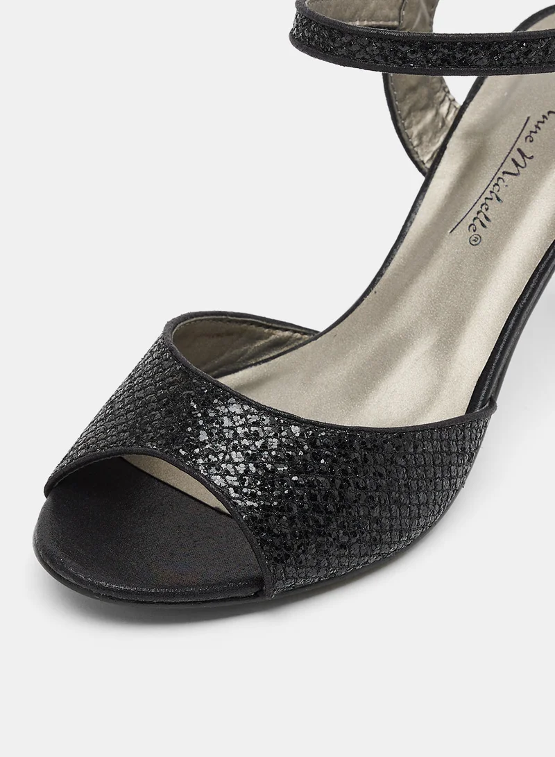 آن ميشيل Shimmer Peep-Toe Pumps