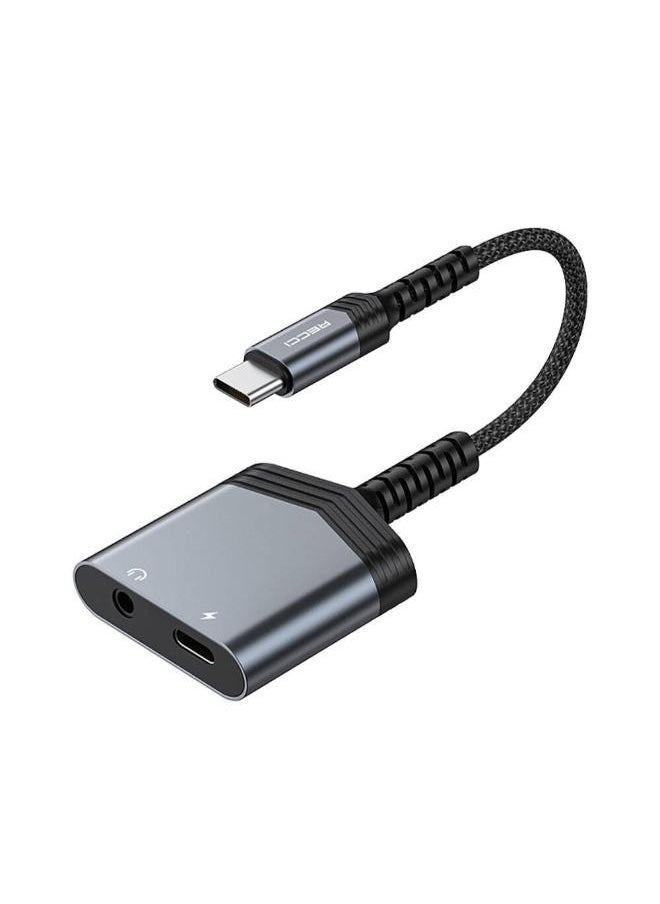 Recci - Recci RDS-A19 Type-C PD 2in1 Charging and Audio Adapter - Image 1