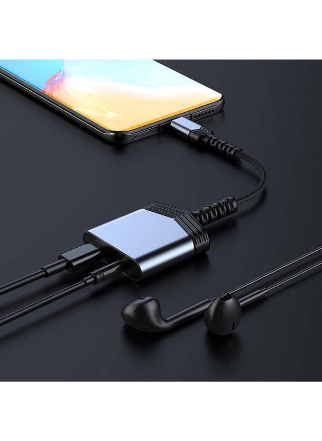 Recci - Recci RDS-A19 Type-C PD 2in1 Charging and Audio Adapter - Image 1